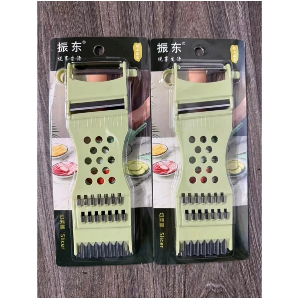 Nạo 3002 [Loại Cao Cấp Có Vỉ] Bào Đa Năng 5 in 1 Cho Rau Củ Quả Chất Lượng Cao (Sắc Bén)