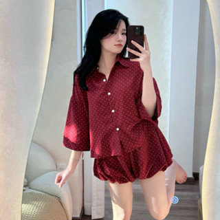 HÀNG SALE KO ĐỔI TRẢ | Set Bộ Ngủ Piijama Mặc Nhà Vải Đũi Quần Short Bí