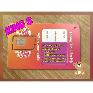 Sim 4G [MIỄN PHÍ 1 THÁNG] Vietnamobile nghe gọi xài mạng