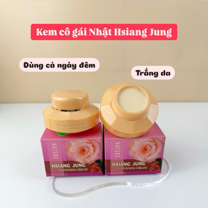 [Chính hãng loại 1] Kem Nén Cô Gái Nhật Đài Loan Hsiang Jung Trắng Da Giảm Thâm Nám Tàn Nhang Mụn Kh