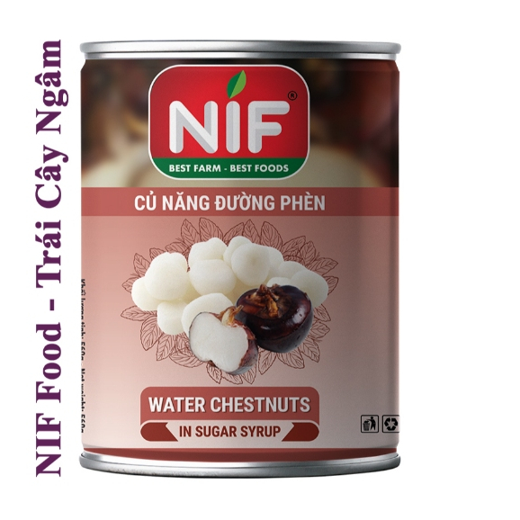 Củ Năng Đường Phèn NIF -Thùng 12 Lon