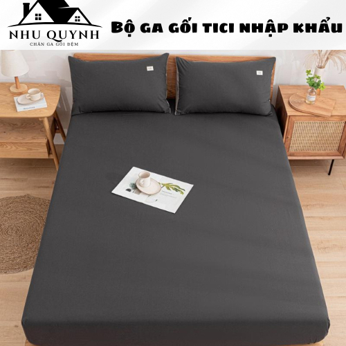 Bộ ga giường và vỏ gối Cotton TC Nhu Quỳnh Bedding đủ kích thước trải nệm 1m2, 1m4, 1m6, 1m8, 2m