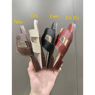  Dép lê chữ H cho Bé và Mẹ da sần lót vàng hàng đẹp phom nhỏ tăng size  lê h sần  