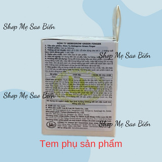 Núm ti bình sữa Green Finger Bebegrow Hàn Quốc chính hãng cho bé