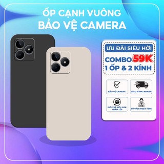 Ốp lưng Realme C51 / C53 / Note 50 cạnh vuông, viền vuông, dẻo mềm mịn