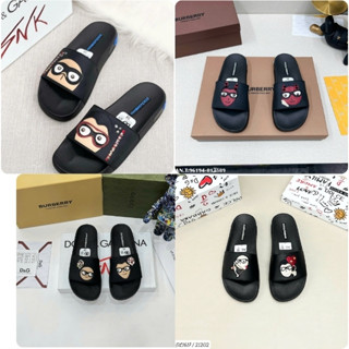 Dép Nam Hình Hoạt Hoạ Siêu Chất - Dép Nam Nữ Thêu Hình Icon Siêu Nét