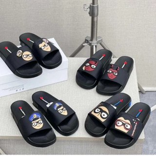 Dép Nam D&G Thêu Hình Hoạt Hoạ Siêu Chất - Dép Nam Nữ D&G Thêu Hình Icon Siêu Nét