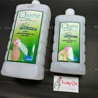 Axiton Quyên 500ml( Acetone nước rửa móng,nước ủ phá sơn gel Acetone)  - Hoangquy.233