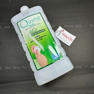 Axiton Quyên 500ml( Acetone nước rửa móng,nước ủ phá sơn gel Acetone)  - Hoangquy.233