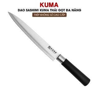 Dao Sashimi KUMA thái gọt đa năng - Thép không gỉ Chính Hãng