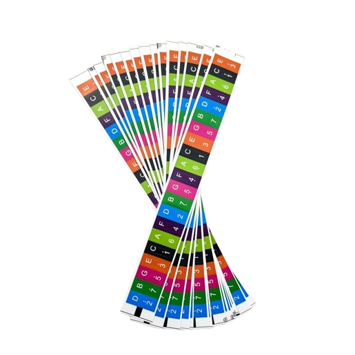 Giấy dán nốt có màu cho đàn kalimba