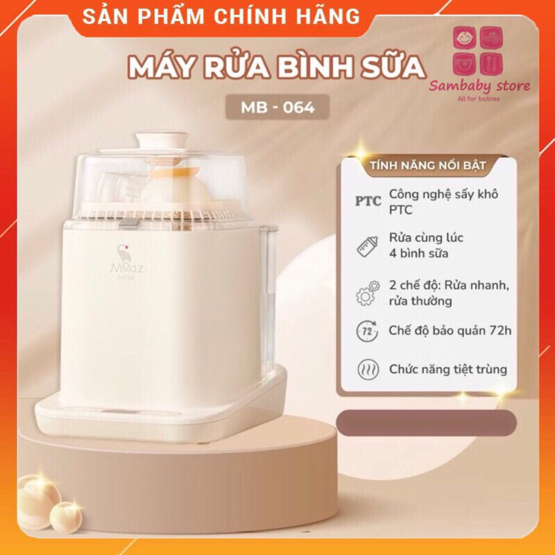 Máy rửa bình sữa Moaz BeBe MB064