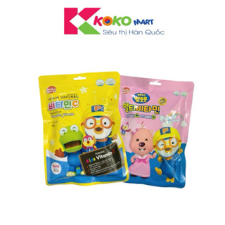  Kẹo ngậm Vitamin C Multi-Vitamin C&D Pororo vị Đào 60g 50 viên 