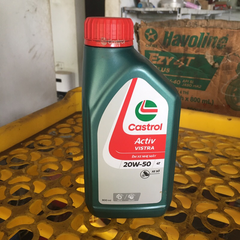 dầu nhớt xe số castrol activ vistra 20w50