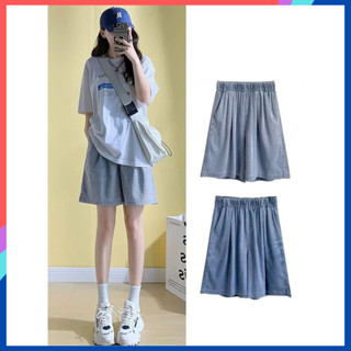 Quần short jeans nữ bigsize xếp ly lưng chun co giãn ống rộng SH36 Quần đùi dennim bò nữ mặc nhà cạp cao tôn dáng 