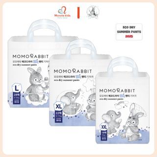 Bỉm quần đêm Momo Rabbit Eco Dry Summer Pants cho bé L28 XL22 XXL18 phiên bản giới hạn - Monnie Kids
