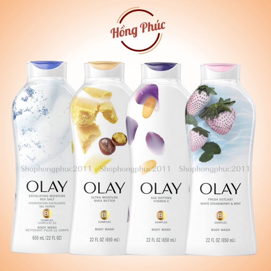 Sữa tắm nữ Olay Fresh Outlast 650ml