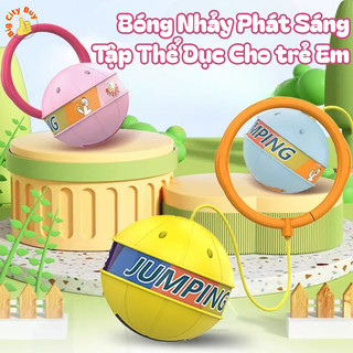 [RẺ VÔ ĐỊCH] Bóng Nhảy Phát Sáng Tập Thể Dục Cho Trẻ Em, Đồ Chơi Tăng Cường Sức Khỏe, Tăng Chiều Cao
