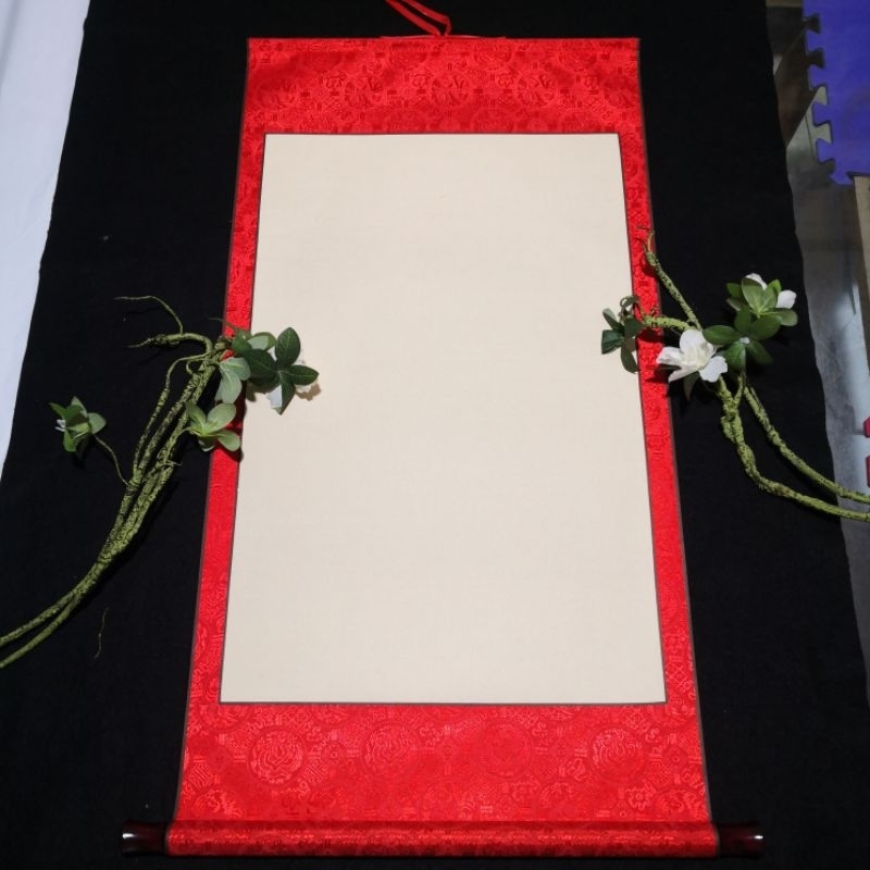 Biểu giấy lụa viết thư pháp cỡ lớn 50cm