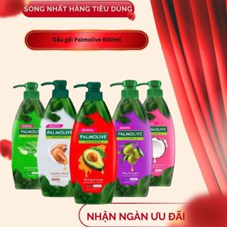 Dầu gội Palmolive, dầu gội dừa, kèm dầu xả 2in1 chiết xuất thiên nhiên 600ml
