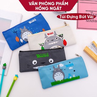 Túi đựng bút vải Totoro, túi đựng bút cute dễ thương giá rẻ, đồ dùng học tập TB02