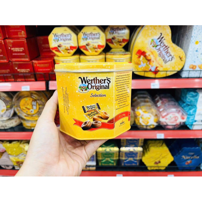 Hộp Kẹo Lục Giác Caramen Werther's Original 170g