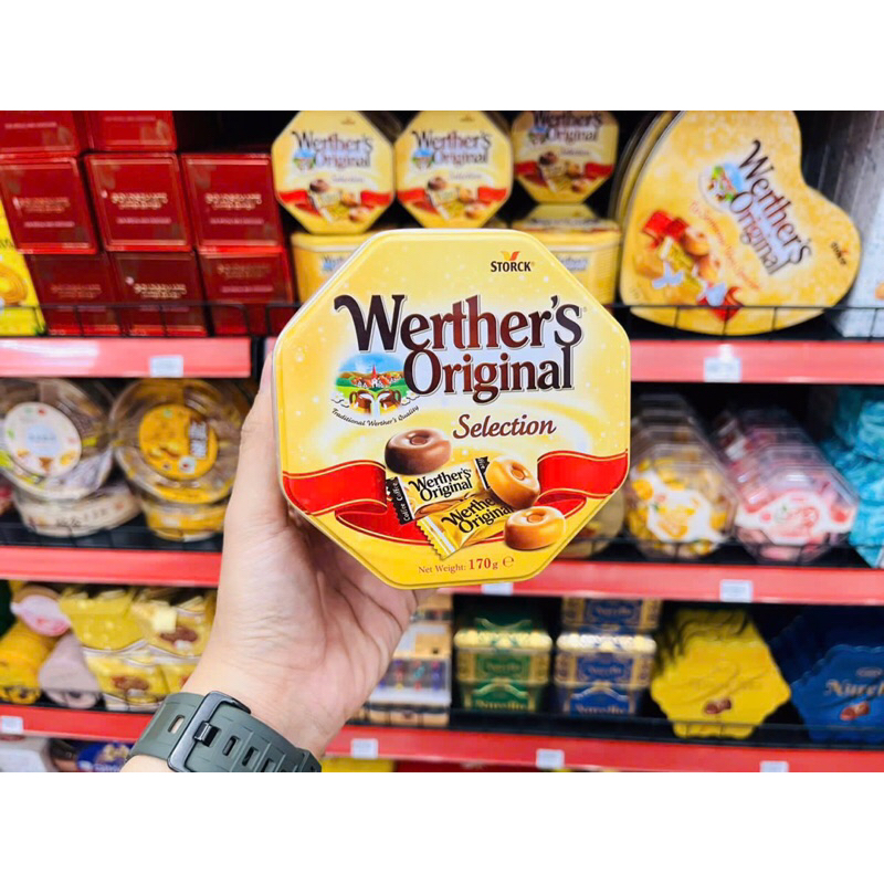 Hộp Kẹo Lục Giác Caramen Werther's Original 170g