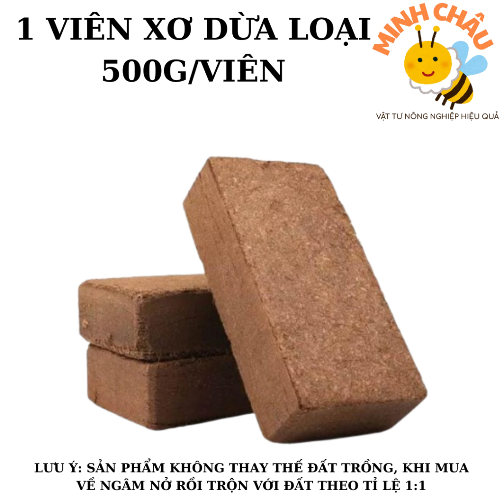 Đất trồng cây nén viên xơ dừa,(mua 15 viên tặng 5 viên) đất sạch hữu cơ vi sinh,PhanBonMinhChau