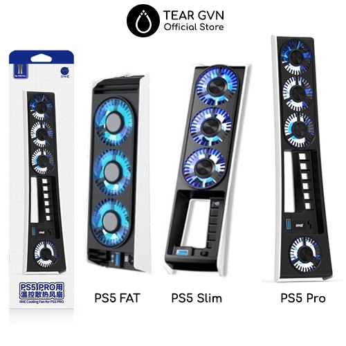 Quạt tản nhiệt làm mát máy IINE tự động kiểm soát nhiệt độ thông minh cho PS5 PRO / PS5 SLIM / PS5 F