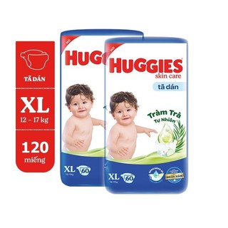Tã dán Huggies size L68 / XL60/XXL54 (mẫu mới Skin care)