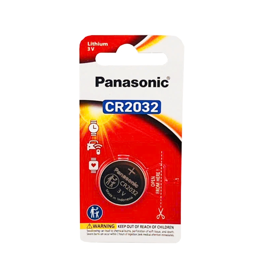 Pin CR2032 Panasonic Vỉ 1 Viên Cao Cấp Siêu Bền