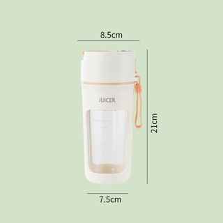 Máy Xay Sinh Tố Mini Juicer Màn Hình LED, Cốc Xay Trái Cây Cầm Tay 200w Lưỡi Dao 10 Cánh