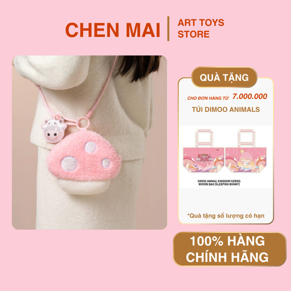 [Chính Hãng] Popmart HACIPUPU Snuggle With You Series - Plush Bag/ Túi Đựng Airpod