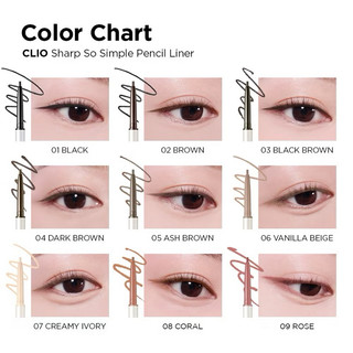 Chì Kẻ mắt CLIO Sharp So Simple Waterproof Pencil Liner (0.14g)