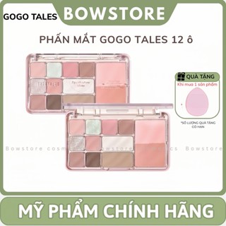   GOGOTALES  Bảng phấn mắt Gogo tales 12 ô 4in1 GOGO TALES Heart Racing Comprehensive Power Platte 