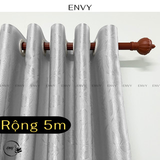  EN16 Size lớn - Rèm cửa trang trí ngăn phòng spa - Màu trắng xám 