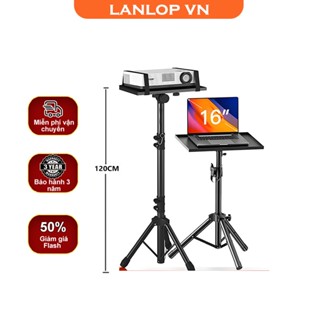 LANLOP Giá Đỡ Máy Chiếu 1.2M Đa Năng Di Động tripod