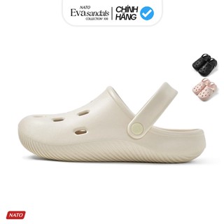  Dép Bánh Mì Nato Joko Đúc Nguyên Khối Eva Cao Cấp Đẹp Có Quai Sau Nam Nữ Chống Trượt Gắn Được Charm 