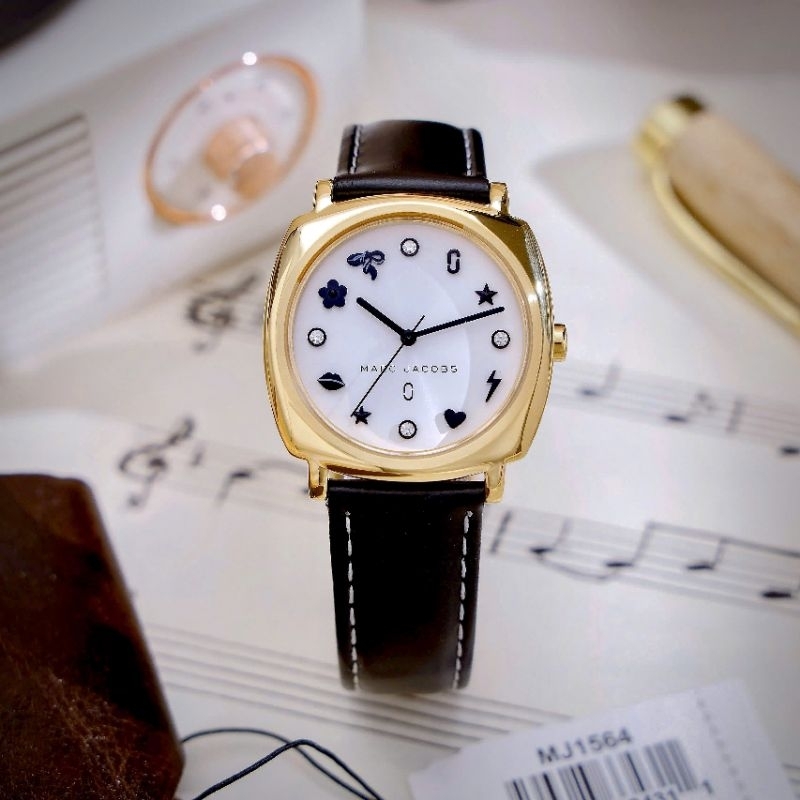 [ Chính Hãng 100%] Đồng Hồ Nữ Marc Jacob MJ1564, MJ1598 (1564) (1598) Máy Quartz (Pin) Kính Khoáng S
