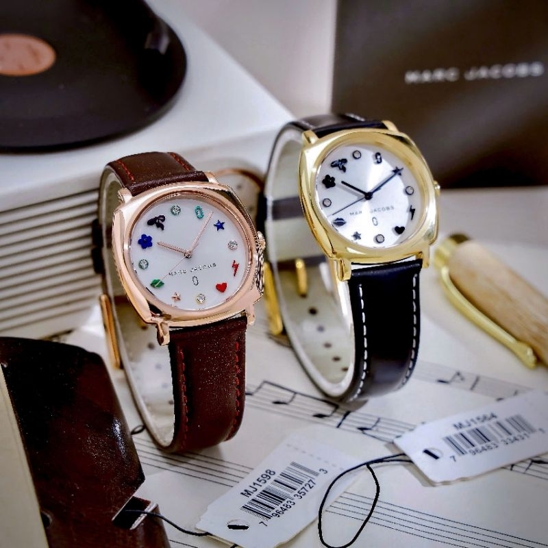 [ Chính Hãng 100%] Đồng Hồ Nữ Marc Jacob MJ1564, MJ1598 (1564) (1598) Máy Quartz (Pin) Kính Khoáng S