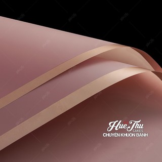 Giấy gói hoa bóng mờ viền đồng (5 tờ)