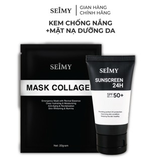  Kem Chống Nắng Kèm Mặt Nạ Seimy - Sunscreen 24h Da Mặt 40ml SPF 50+ 