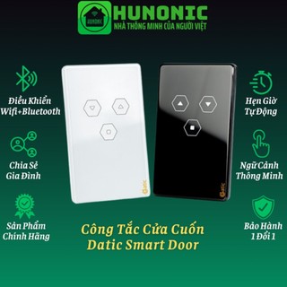 Công Tắc Điều Khiển Cửa Cuốn Hunonic Datic Smart Door. Điều Khiển Mở Cửa Qua Điện Thoại