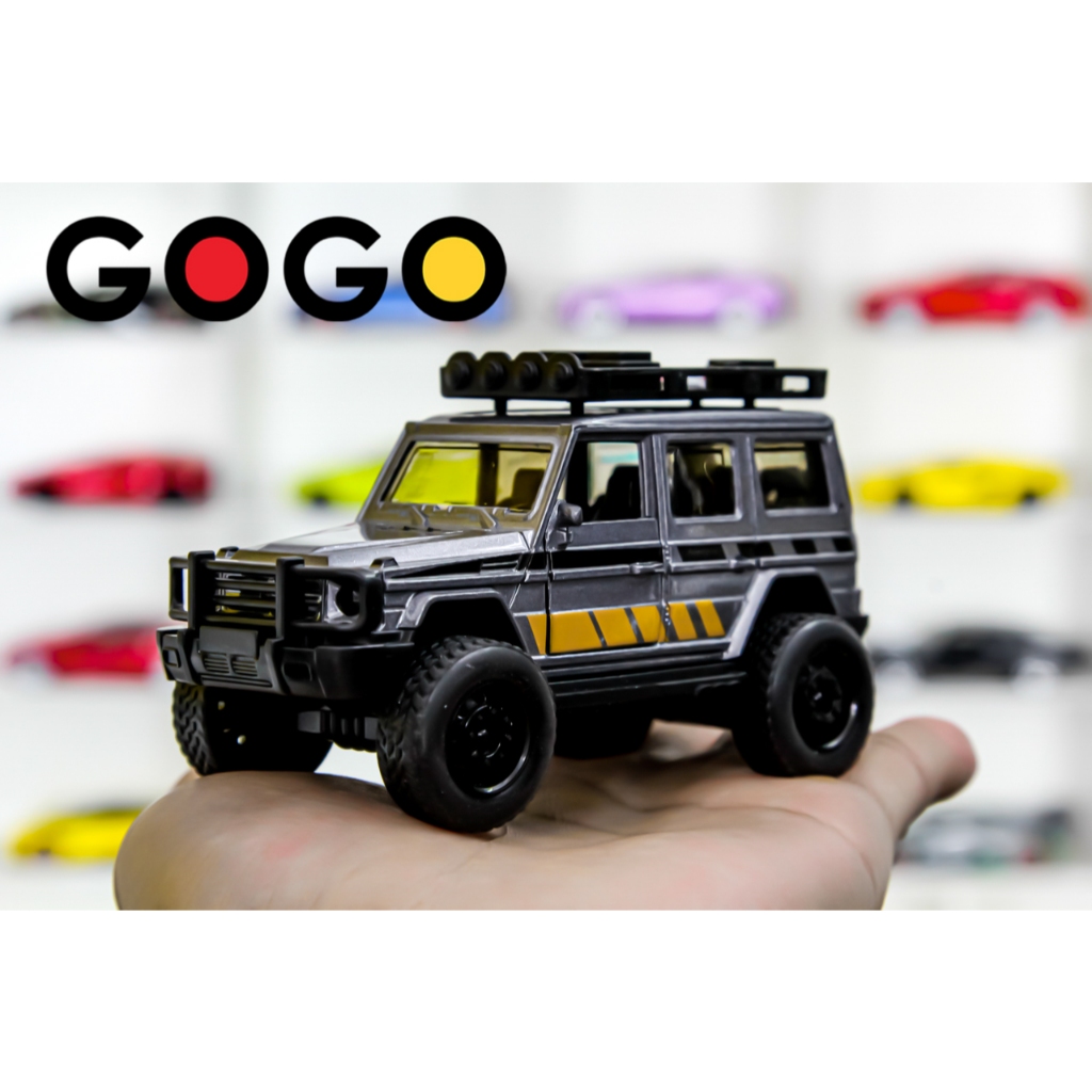 Mô hình xe Mercedes G63 Camping 1:36 Xám