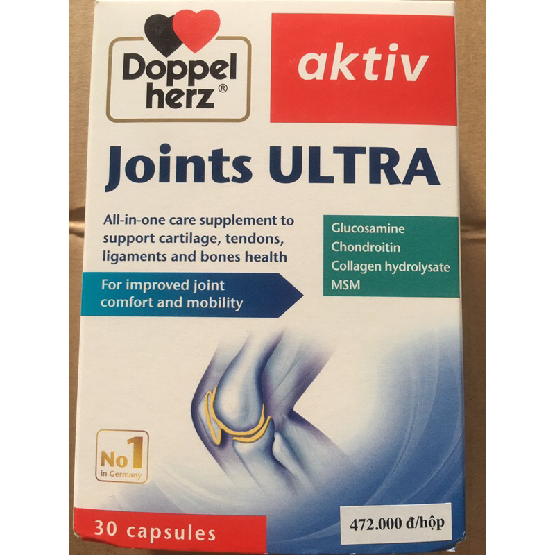 joints ultra (glucosamine, collagen hydrolysate, msm, chondroitin, hyaluronic acid,vitamin c k1 d3 t