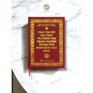  Sách - Kinh Vô Lượng Thọ Khổ A5 bìa cứng bìa đỏ 