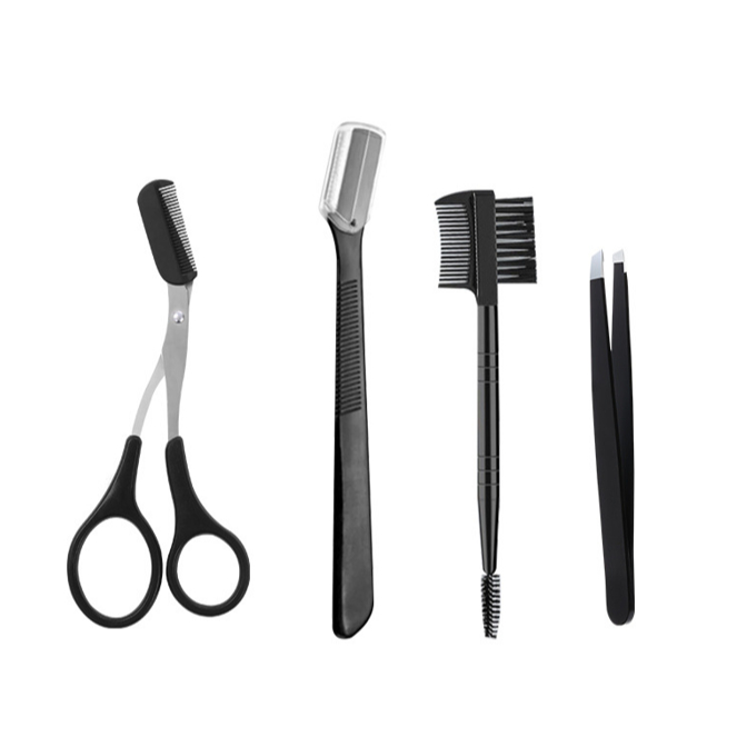 Ảnh 6 của Bộ Dụng Cụ Cắt Tỉa Lông Mày BEABIAI Gồm Kéo Và Lưỡi Dao Cạo Chuyên Nghiệp, An Toàn