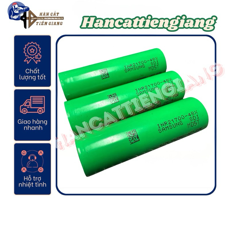Pin 21700 Samsung 48X, hàng tháo khối, Dung lượng 4500mah Nội Trở 14-15