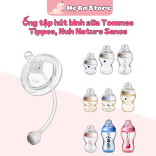 Ống Tập Hút Bình Sữa Tommee Tippee, Nuk Nature Sence Có Chống Sặc, Chống Đầy Hơi Cho Bé P21