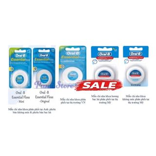 Chỉ nha khoa Oral B - Essential - Glide floss [Hàng Mỹ]